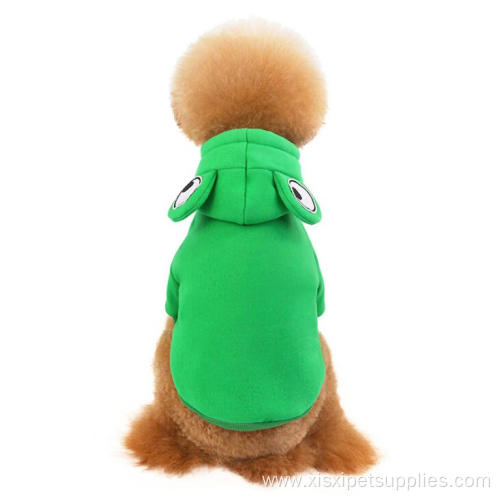 Latest eco-friendly winter heated frog designers dog clothes